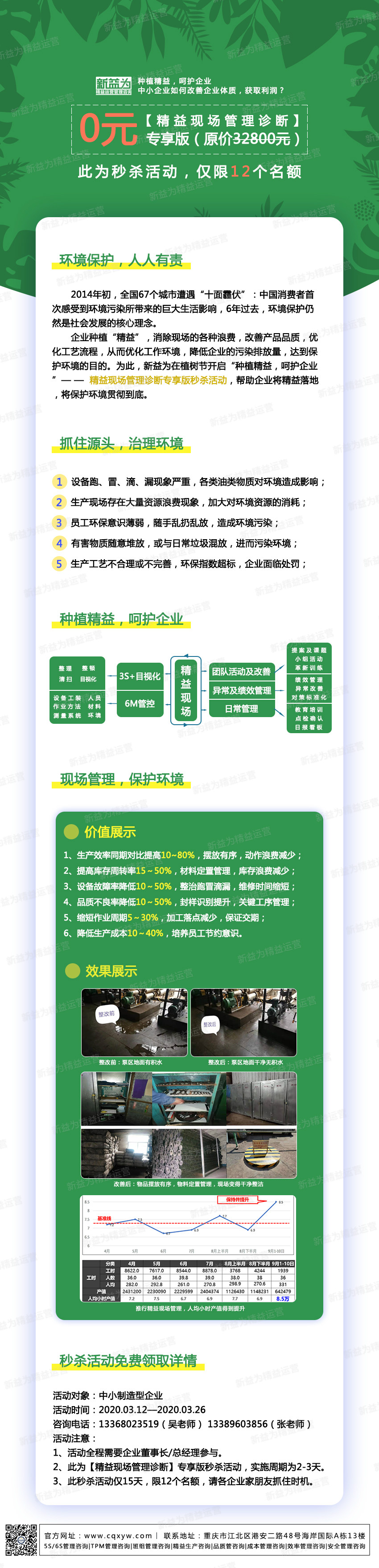 種植精益，呵護(hù)企業(yè)——精益現(xiàn)場管理診斷專享版秒殺活動